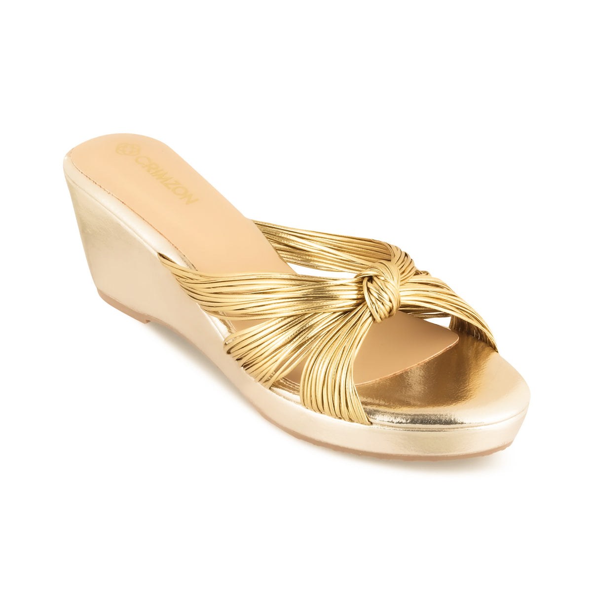 ELYSE- GOLD WEDGES – Crimzon