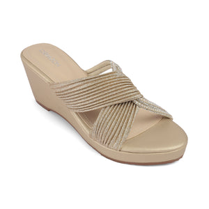 Crimzon - Lulu- Antique Silver Wedges 
