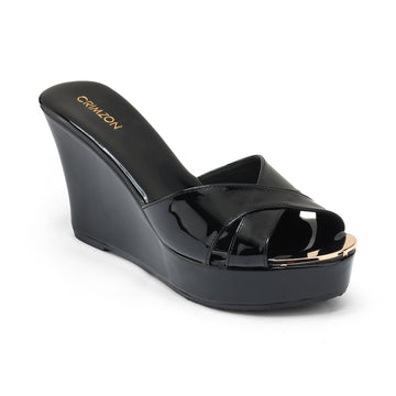 Aiyana- Black Single Wedges